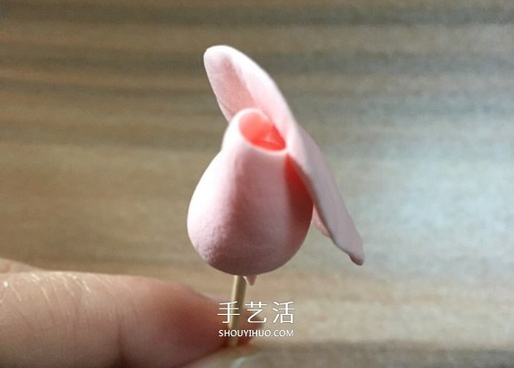 超轻粘土玫瑰花的手工制作方法图解