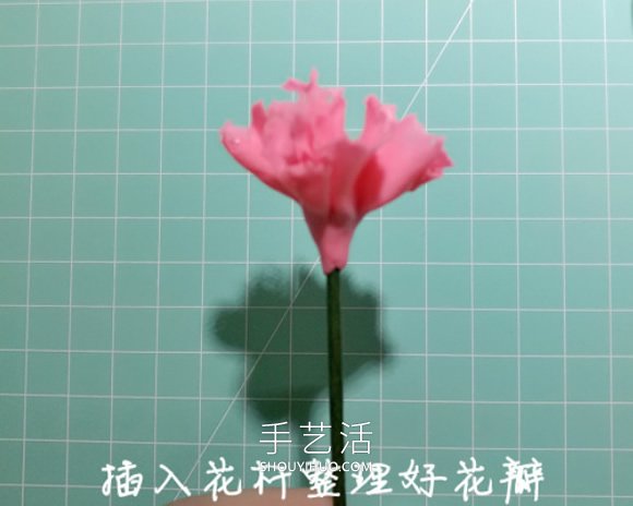 自制母亲节康乃馨花的方法图解教程