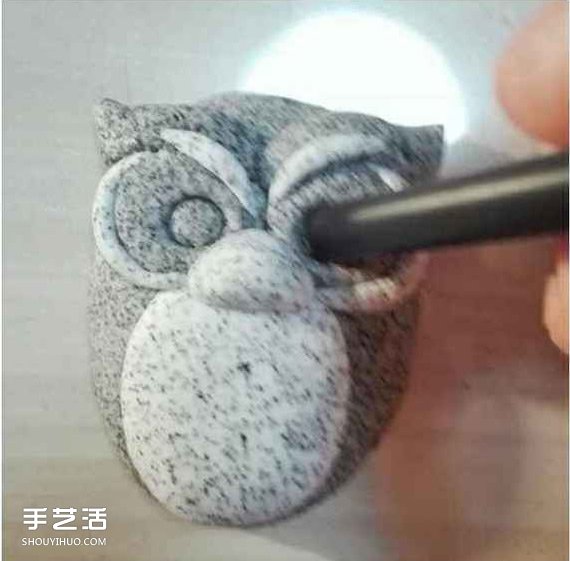 粘土猫头鹰DIY手工制作图解教程 雕塑感十足