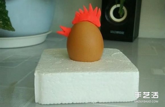 幼儿园小公鸡手工制作 橡皮泥做小鸡的教程