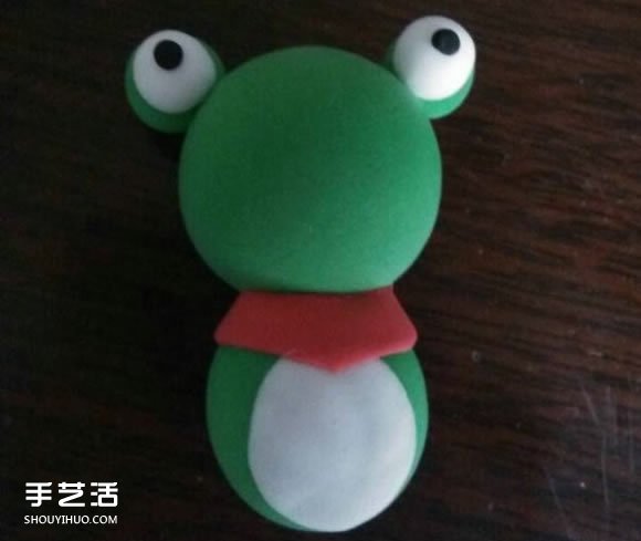 超轻粘土粘土小青蛙 粘土手工制作小青蛙教程
