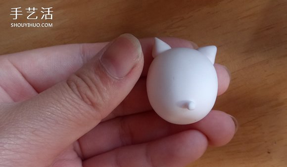 怎样制作粘土打伞的小猫 超轻粘土卡通猫咪DIY