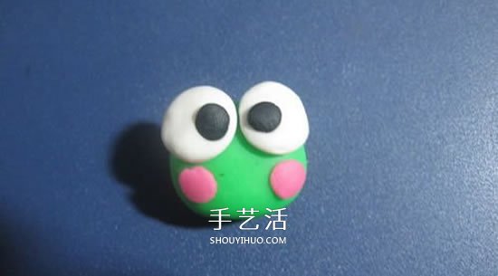 做一只可爱的豆糕蛙 橡皮泥制作小青蛙图解