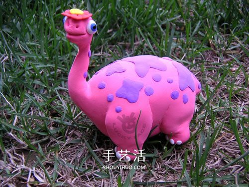 恐龙也能这么可爱！卡通橡皮泥恐龙手工制作