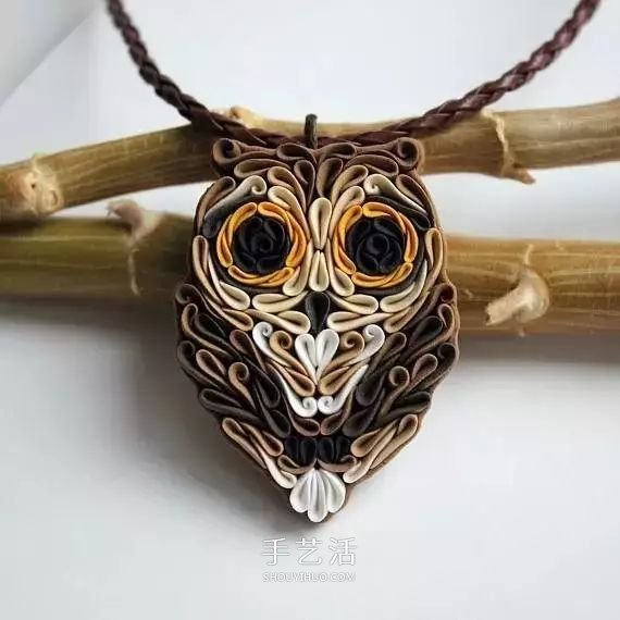 宛如精美衍纸！俄罗斯姑娘的迷人软陶动物作品