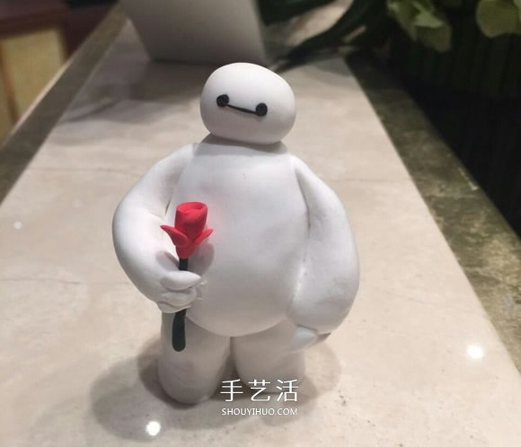 手工制作粘土大白图解 超轻粘土大白DIY教程
