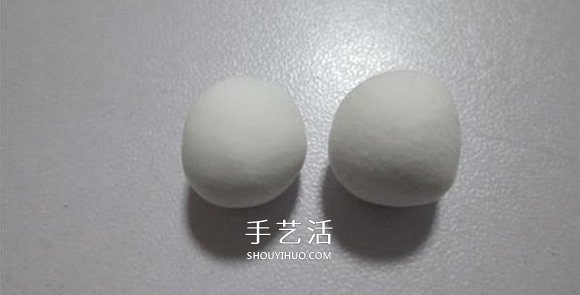 手工制作粘土大白图解 超轻粘土大白DIY教程