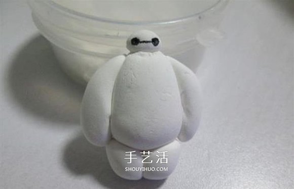 手工制作粘土大白图解 超轻粘土大白DIY教程