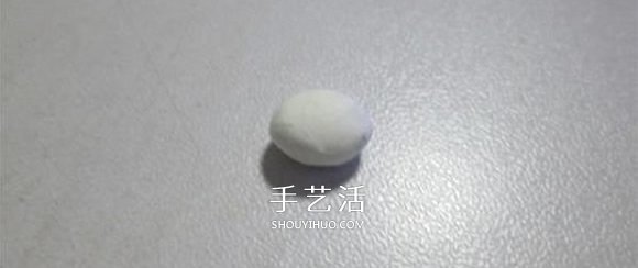 手工制作粘土大白图解 超轻粘土大白DIY教程