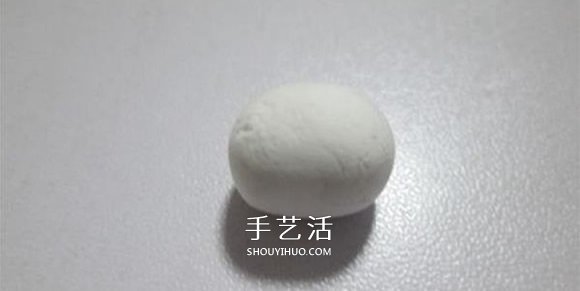 手工制作粘土大白图解 超轻粘土大白DIY教程