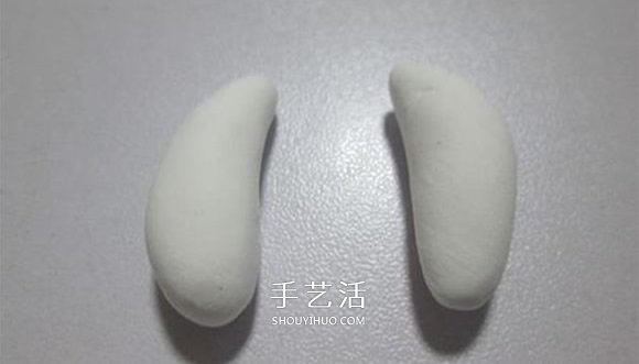 手工制作粘土大白图解 超轻粘土大白DIY教程