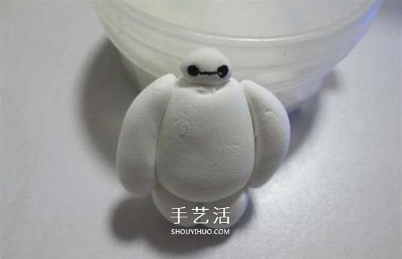 手工制作粘土大白图解 超轻粘土大白DIY教程