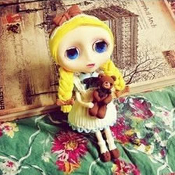 可爱西方小女孩洋娃娃玩偶软陶粘土手工制作
