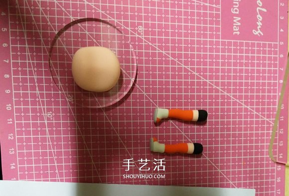 超轻粘土手工制作猫宫女孩人偶的制作方法
