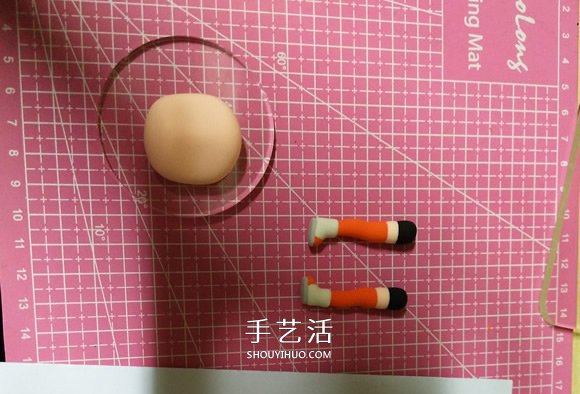 超轻粘土手工制作猫宫女孩人偶的制作方法