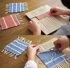 毛线手工编织杯垫的制作教程
