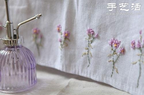 棉麻布刺绣DIY清新居家小物件