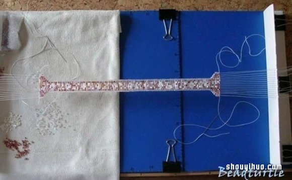 民族风装饰肩带串珠手工DIY制作图解教程