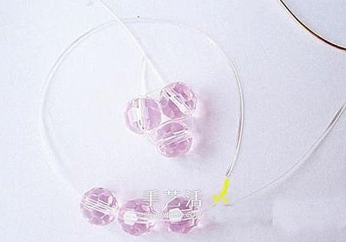 DIY串珠耳环的手工教程 小清新水晶耳环怎么做