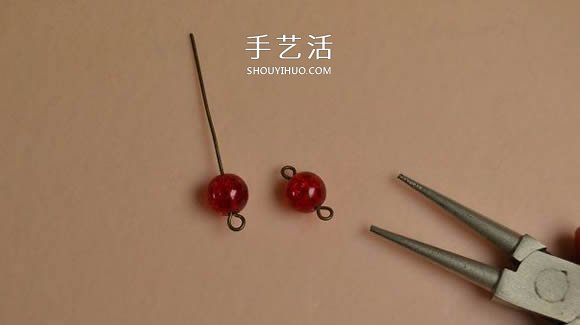 复古风格绿松石贝壳耳环的DIY制作图解教程