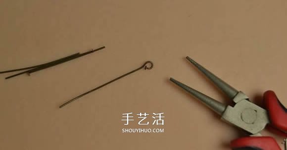 复古风格绿松石贝壳耳环的DIY制作图解教程