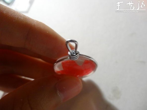 玻璃片DIY小清新吊坠/挂件的教程
