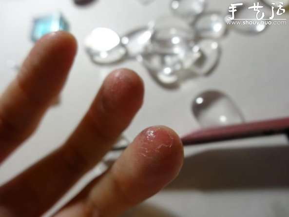 玻璃片DIY小清新吊坠/挂件的教程