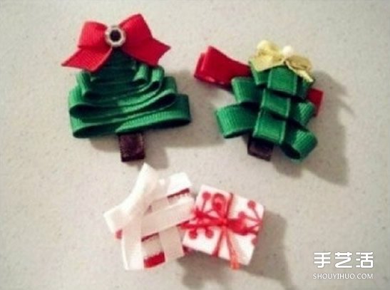 简单绸带圣诞树制作方法 圣诞树DIY图解教程