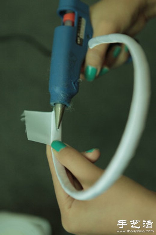 小清新清凉发箍DIY手工制作教程