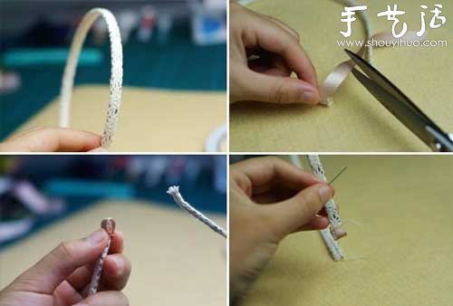 可爱的兔耳朵发箍手工制作