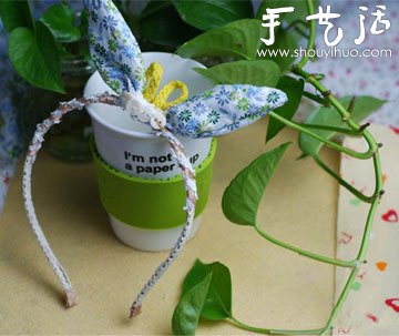 可爱的兔耳朵发箍手工制作