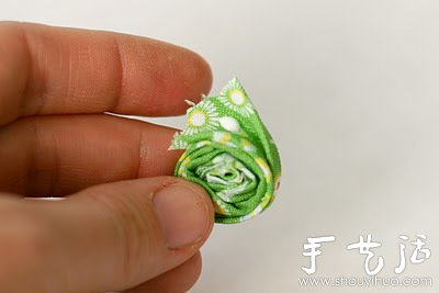 小清新玫瑰花发夹手工制作