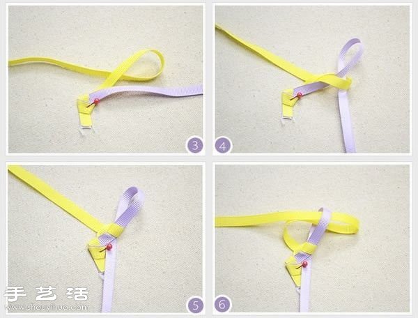 编织带DIY手工制作小清新发箍的方法