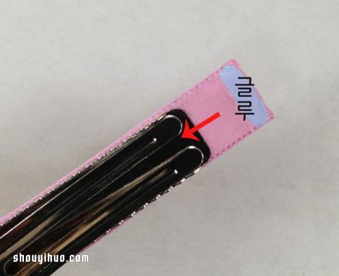 可爱小清新蕾丝花发夹DIY手工制作图解教程