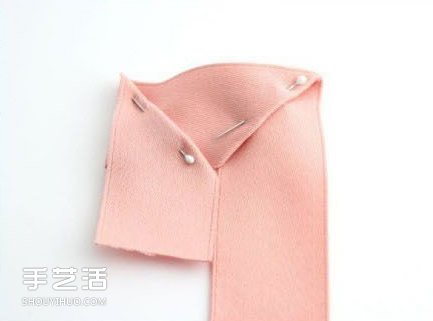 不织布玫瑰花发夹DIY 手工布艺玫瑰发夹制作