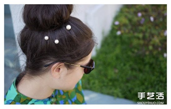 自制珍珠发卡的方法教程 简单DIY珍珠发卡图解