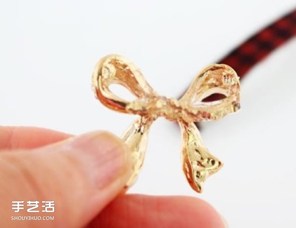 简单DIY蝴蝶结发夹步骤 蝴蝶结发夹手工制作