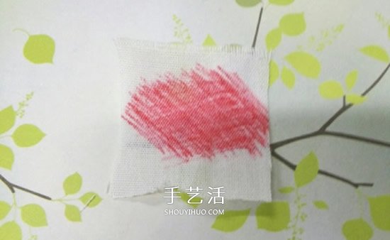 不织布做荷花发卡图解 手工布艺莲花发饰DIY