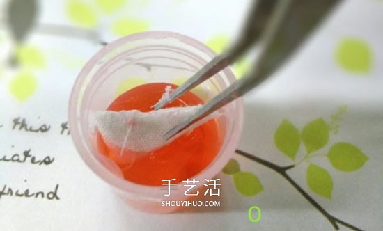 不织布做荷花发卡图解 手工布艺莲花发饰DIY