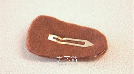 做一个儿童发夹 简单手工布艺卡通发夹DIY