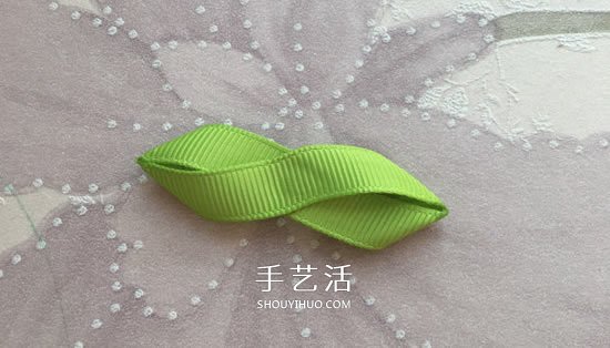 丝带手工制作花朵发饰的做法图解