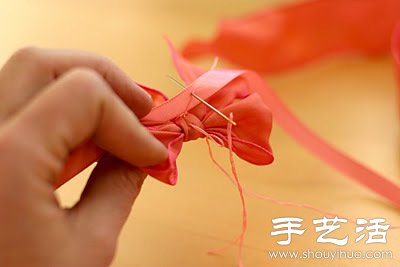 蝴蝶结丝带手环手工制作教程