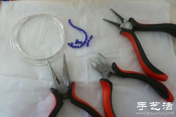 铁丝DIY手工制作小清新手链