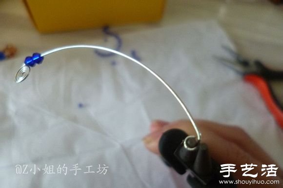 铁丝DIY手工制作小清新手链