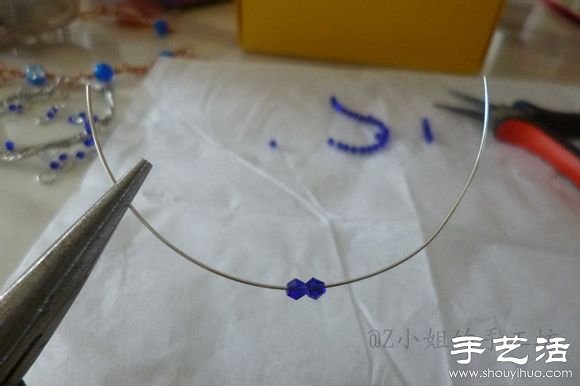 铁丝DIY手工制作小清新手链