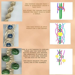 森女风的麻绳手链的编法 麻绳编织手链图解