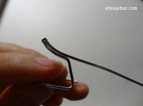 鹿角造型铝线指环的制作方法图解教程