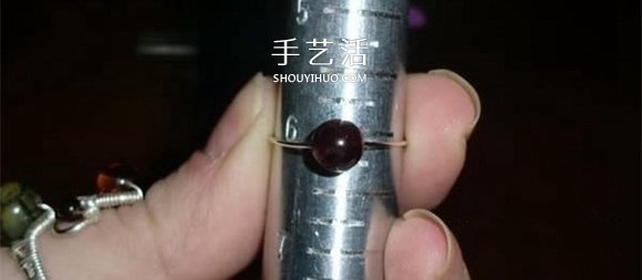 自制完美金属丝作品 金属丝绕线戒指DIY详解