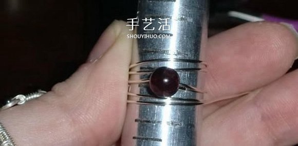 自制完美金属丝作品 金属丝绕线戒指DIY详解