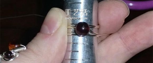 自制完美金属丝作品 金属丝绕线戒指DIY详解